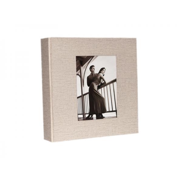 10x15 600 Lük Koton Desenli Fotoğraf Albümü Koton Krem