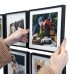 20x20 Ebatında Yapışan Sök Tak Kare Çerçeve 3 Adet Siyah